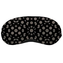 Dark Ditsy Floral Pattern Sleeping Masks by dflcprints