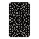 Dark Ditsy Floral Pattern Memory Card Reader Front