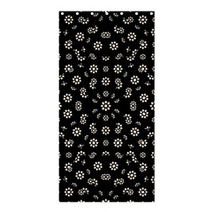 Dark Ditsy Floral Pattern Shower Curtain 36  X 72  (stall)  by dflcprints