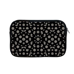 Dark Ditsy Floral Pattern Apple Macbook Pro 13  Zipper Case