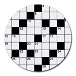 Crosswords  Round Mousepads Front