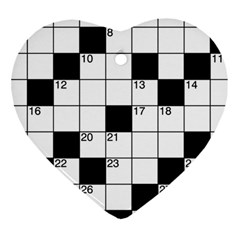 Crosswords  Ornament (heart) by Valentinaart