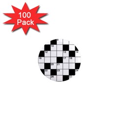 Crosswords  1  Mini Magnets (100 Pack)  by Valentinaart