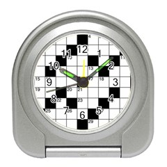 Crosswords  Travel Alarm Clocks by Valentinaart