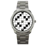 Crosswords  Sport Metal Watch Front