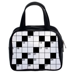 Crosswords  Classic Handbags (2 Sides) by Valentinaart