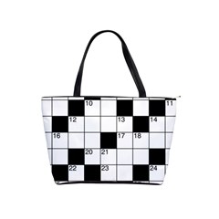 Crosswords  Shoulder Handbags by Valentinaart