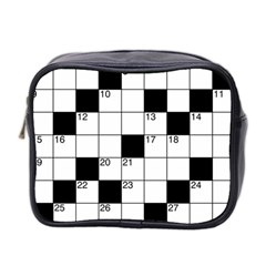 Crosswords  Mini Toiletries Bag 2-side by Valentinaart