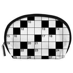 Crosswords  Accessory Pouches (large)  by Valentinaart