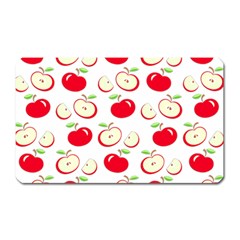 Apple Pattern Magnet (rectangular) by Valentinaart