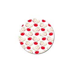 Apple Pattern Golf Ball Marker by Valentinaart