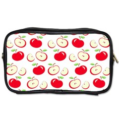 Apple Pattern Toiletries Bags by Valentinaart