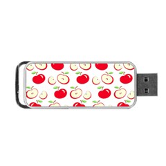 Apple Pattern Portable Usb Flash (one Side) by Valentinaart