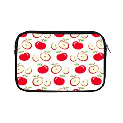 Apple Pattern Apple Ipad Mini Zipper Cases by Valentinaart