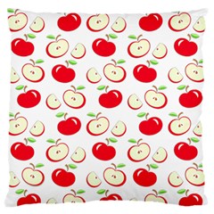 Apple Pattern Large Flano Cushion Case (one Side)