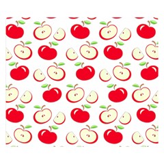 Apple Pattern Double Sided Flano Blanket (small)  by Valentinaart