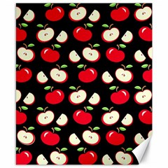 Apple Pattern Canvas 8  X 10  by Valentinaart