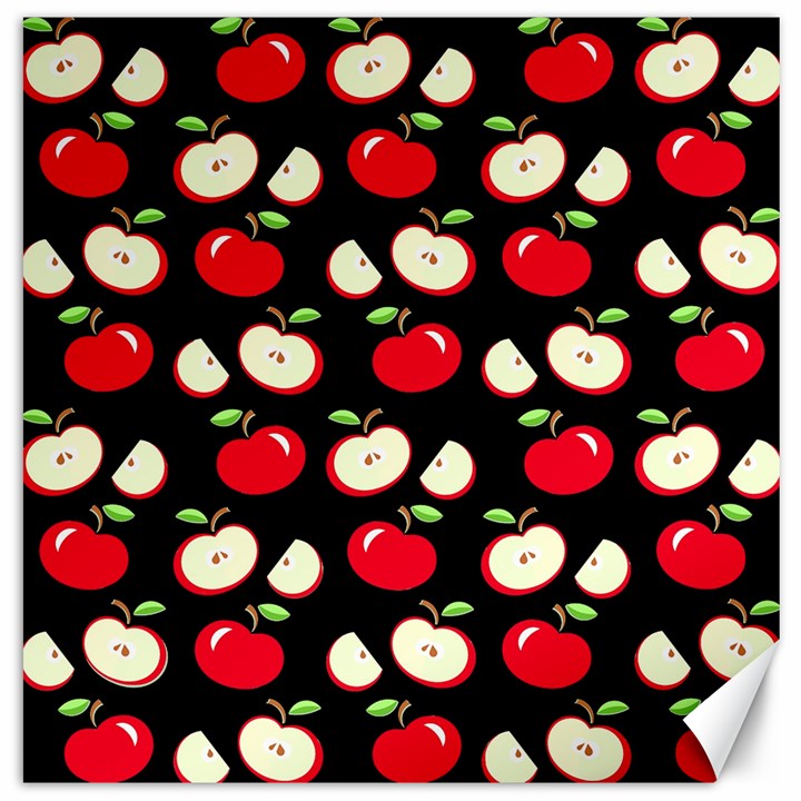 Apple pattern Canvas 20  x 20  