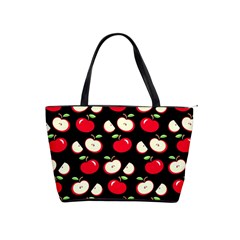 Apple Pattern Shoulder Handbags by Valentinaart