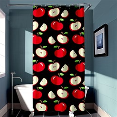 Apple Pattern Shower Curtain 36  X 72  (stall)  by Valentinaart