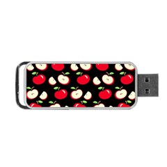 Apple Pattern Portable Usb Flash (one Side) by Valentinaart