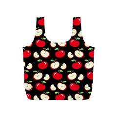 Apple Pattern Full Print Recycle Bags (s)  by Valentinaart