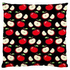 Apple Pattern Large Flano Cushion Case (one Side)