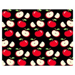 Apple Pattern Double Sided Flano Blanket (medium)  by Valentinaart