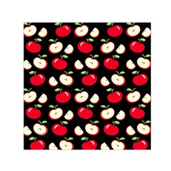 Apple Pattern Small Satin Scarf (square) by Valentinaart