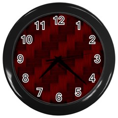 Pattern Wall Clocks (Black)