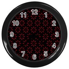 Pattern Wall Clocks (Black)