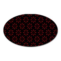 Pattern Oval Magnet