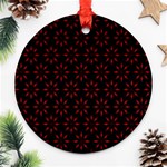 Pattern Round Ornament (Two Sides) Back