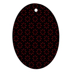 Pattern Oval Ornament (two Sides)