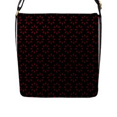 Pattern Flap Messenger Bag (L) 