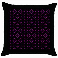 Pattern Throw Pillow Case (black)