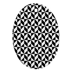 Pattern Oval Ornament (two Sides)