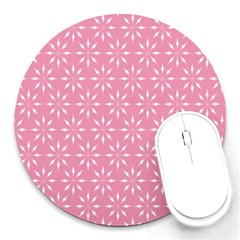 Pattern Round Mousepads by Valentinaart