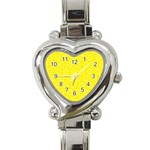 Pattern Heart Italian Charm Watch Front