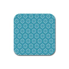 Pattern Rubber Square Coaster (4 Pack)  by Valentinaart