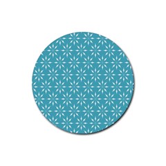 Pattern Rubber Round Coaster (4 Pack)  by Valentinaart