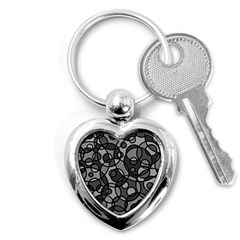 Pattern Key Chains (heart)  by Valentinaart