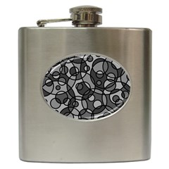 Pattern Hip Flask (6 Oz) by Valentinaart