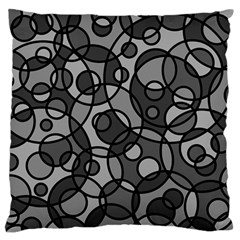 Pattern Large Flano Cushion Case (one Side) by Valentinaart