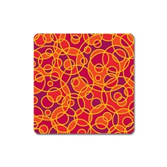 Pattern Square Magnet by Valentinaart