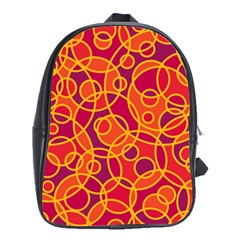 Pattern School Bags(large)  by Valentinaart