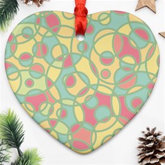 Pattern Heart Ornament (two Sides) by Valentinaart