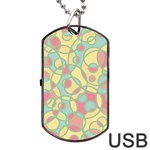 Pattern Dog Tag USB Flash (Two Sides) Front