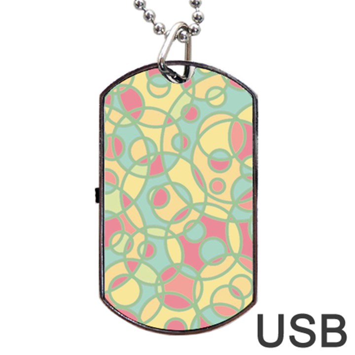 Pattern Dog Tag USB Flash (Two Sides)