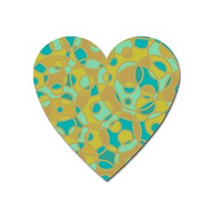 Pattern Heart Magnet by Valentinaart